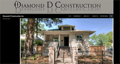 Desktop Screenshot of diamonddconstructioninc.com